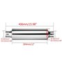 Embout Silencieux en Acier Inoxydable pour Tube Échappement Voiture 16 Pouces Long 2 Pouces 50 Mm