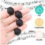Manchons de Doigt de Tambour de Langue, Couverture de Doigt de Percussion Handpan Pour Le Folk, Knocking Finger Sleeves Set Acce