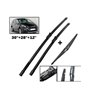Balai D'Essuie Pour Peugeot 3008 MK1 2008 2009 2010 2011 2012 2013-2016 Essuie-glace LHD Avant Essuie-glace Arrière Ensemble Par