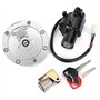 ZEMNLO Bouchon de réservoir de Carburant avec Interrupteur d'allumage, for Selle, Jeu de clés de Verrouillage, for CBR600 CBR600