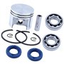 MKVAXR Kit de Segments de Piston 37 mm avec Joint d'huile de Vilebrequin