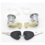 MKVAXR Serrure DE Porte CÔTÉ Droit Gauche avec 2 CLÉS, Megane I Scenic Clio II Thalia I 7701472806 Serrure de Porte de Voiture