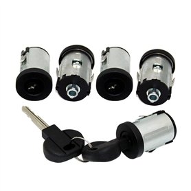 MKVAXR Ensemble Complet DE BARILLETS DE Serrure DE Porte 5 PIÈCES