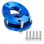 Wivplex Entretoises, aluminium forgé 4 pièces 5x120 Kit d'entretoises de roue décalées 2 pièces 15 mm 2 pièces 20 mm avec boulon