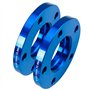 Wivplex Entretoises, aluminium forgé 4 pièces 5x120 Kit d'entretoises de roue décalées 2 pièces 15 mm 2 pièces 20 mm avec boulon