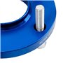 Wivplex Entretoises, aluminium forgé 4 pièces 5x120 Kit d'entretoises de roue décalées 2 pièces 15 mm 2 pièces 20 mm avec boulon