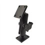 Gwxevce Base de Montage carrée en Aluminium avec Support de tête sphérique 1 Pouce pour Supports de vérin pour Motos GPS de la s