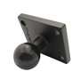 Gwxevce Base de Montage carrée en Aluminium avec Support de tête sphérique 1 Pouce pour Supports de vérin pour Motos GPS de la s