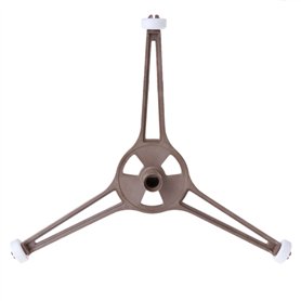 Gwxevce Support de Plateau Triangulaire en Plastique pour Four à Micro-Ondes pour Plaque de Verre Plate de 24