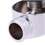 luosh connecteur de Douche de, pièces en Plastique chromées d'accessoires de pièce de carlingue de Douche de Baignoire