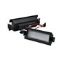 JUNPIY Lampe de Plaque d'immatriculation Blanche