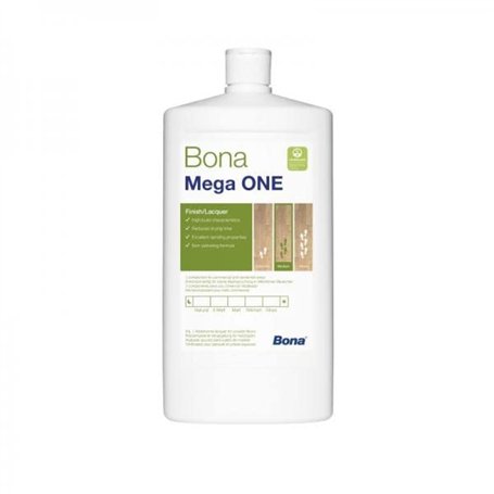 Bona Mega One Vernis mat pour parquet Finition bois Non jaunissant 1 l