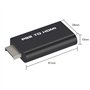 Adaptateur PS2 vers HDMI avec Sortie Audio 3,5 mm pour moniteurs HDTV/HDMI, convertisseur Playstation 2 vers HDMI