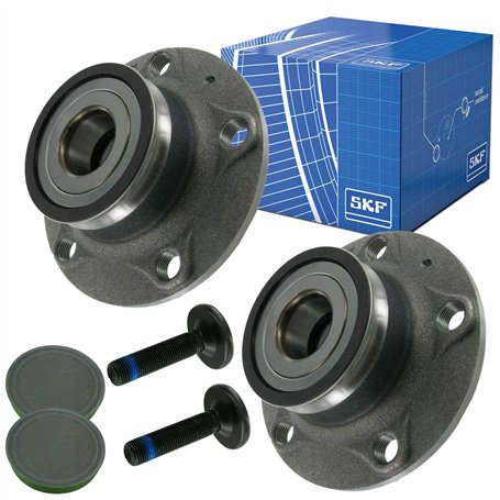 SKF Lot de 2 roulements de roue arrière avec moyeu | VKBA 3656 pour A3 Q2 Leon Altea Golf V 6 7