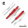 Hultafors 650340 Marqueur à trous profonds avec petit pied de biche et rafter carré de 180 mm I Kit d'outils de marquage