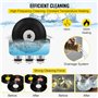 Lakenbroade Machine de Nettoyage de Disque Vinyle avec minuterie numérique et Chauffage Professionnel 40 kHz Machine de Nettoyag
