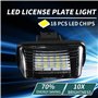C3 C4 C5 Berlingo Saxo Xsara Picasso Lampes d'éclairage de plaque d'immatriculation de voiture A