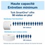 Tork SmartOne® Distributeur murale Mini Double pour papier toilette rouleau noir T9, grande capacité, gamme Elevation, 682008