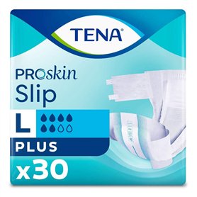 Tena ProSkin Lot de 30 slips pour incontinence Taille L