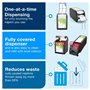 Tork Distributeur de Serviettes de Comptoir Xpressnap Fit – 272901 – Distributeur N14 Destiné aux Restaurants – Distribution Feu