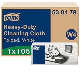 Tork Chiffon de Nettoyage Ultra-résistant blanc W4