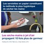 1250 essuie-mains
