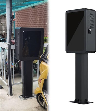 Poteau de Borne de Recharge Boîtier de Protection Universel pour Borne de Recharge pour Véhicules Électriques