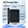 Poteau de Borne de Recharge Boîtier de Protection Universel pour Borne de Recharge pour Véhicules Électriques, Boîtier de Protec