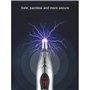 PEN ACUPUNCTURE ELECTRONIQUE 9 GRANDS USB PENSE D'ACUPUNCTURE RECHARGÉable pour soulagement de la douleur Pen vibrant avec 5 têt