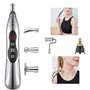 PEN ACUPUNCTURE ELECTRONIQUE 9 GRANDS USB PENSE D'ACUPUNCTURE RECHARGÉable pour soulagement de la douleur Pen vibrant avec 5 têt