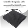 Lecteur CD DVD Externe, Lecteur Optique Externe USB 3.0, Lecteur DVD CD +/-RW Portable Lecteur DVD Graveur de CD ROM Compatible 