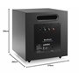 Audio Pro SW-5 - Subwoofer Actif avec Bass Reflex & Amplificateur 150W Digital - Home Entertainment pour Le Son TV & Audio avec 