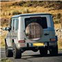Country Barn Housse de pneu de porte en bois, protection contre les intempéries pour remorque, SUV, camion et plus encore, 35,6 