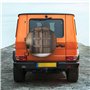 Country Barn Housse de pneu de porte en bois, protection contre les intempéries pour remorque, SUV, camion et plus encore, 35,6 