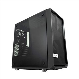 Fractal Design Meshify C Mini -Compact Mini Tower Computer Case -mATX Layout -Airflow/Cooling -2X Fans Included -PSU Shroud -Mod