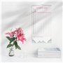 Burde Calendrier Familial 2025 Familial Annies Mural Rose | 12 mois | 1 mois par feuille | 5 Colonnes | Planificateur familial |