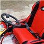 Volant de kart de 27 cm – 3 rayons à dégagement rapide – Volant intérieur avec trous pour Go Kart Beach Kart – Universel (27 cm 