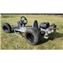Volant de kart de 27 cm – 3 rayons à dégagement rapide – Volant intérieur avec trous pour Go Kart Beach Kart – Universel (27 cm 