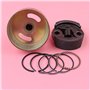 QASULER Kit de Jeu de Segments de Piston, Tambour d'embrayage 9T 35mm, GX25 GX 25, Petite pièce de Moteur 22000-ZM3-003 Pignon D