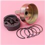QASULER Kit de Jeu de Segments de Piston, Tambour d'embrayage 9T 35mm, GX25 GX 25, Petite pièce de Moteur 22000-ZM3-003 Pignon D