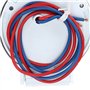 Interrupteur au pied de guindeau, bouton-poussoir universel facile à utiliser Interrupteur au pied d'ancre DC 12V/24V Blanc avec