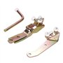 Guide de rouleau de porte coulissante latérale, métal durable 701843335A Remplacement droit pour Transporter T4 IV Bus pour modi