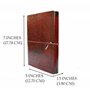 18 Cm Bloc-notes Carnet Cahier Feuilles Leather journal Intime avec Couverture en Cuir Fait à la Main arbre de la vie Celtique V