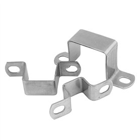 TRENIS Collier de Serrage carré épais en Forme de M