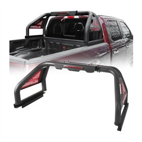 ATATKRT Barre de Toit réglable Roll Sport for F-150/Camion/Silverado/Compatible avec Ram
