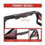 ATATKRT Barre de Toit réglable Roll Sport for F-150/Camion/Silverado/Compatible avec Ram, Installation Facile, Accessoires durab