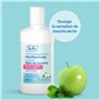 bain de bouche doux fluoré au parfum de menthe douce pour soulager la sensation de b