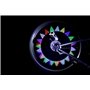 LuminKing lumière LED pour Rayon de vélo - 14 Ampoules LED, 30 Motif de Couleur, Commutation Automatique de Motif, Montage Facil