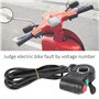 Cerlingwee Commutateur de croisière de Guidon, commutateur de Guidon 2PCS, en Plastique pour Faire du vélo électrique Accessoire