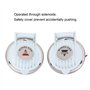 Interrupteur au pied d'ancre, interrupteur au pied de guindeau DC 12V/24V blanc mains libres universel avec couvercle de protect